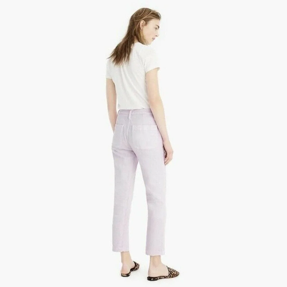 J Crew Garment‎ Dyed Straight Leg Crop New 25 Tall